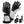 Aheata black and white heated gloves with two batteries and a charging cable