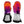 Aheata heated mittens with orange heating element visualization