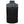 Aheata black and grey puffer vest with a high collar and front zipper