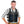 Man wearing a black AlphaCool mesh cooling vest over a plaid shirt