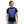 Man wearing a blue AlphaCool cooling vest over a black t-shirt