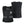 AlphaCool black cooling vest with front zipper and side adjustment straps