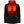 Gerbing heated black fleece jacket with glowing red heating elements on chest and neck