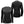 Gerbing womens black long sleeve heated base layer shirt front and back view