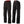 Front and back view of black motorcycle riding pants with reinforced knees and pockets