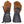Gerbing black heated gloves showing internal heating elements in orange