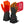 Gerbing heated gloves showing heating elements along the finger edges and a battery compartment