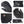 Gerbing heated motorcycle glove details showing leather palm, adjustable strap, and power button