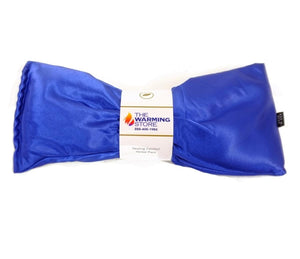 Blue Herbal Packs heating pad with The Warming Store branding