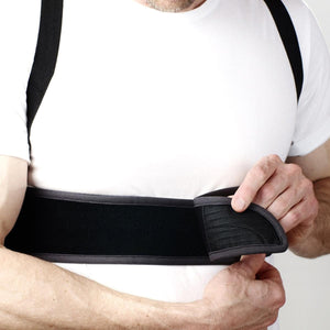 Oro Sports back support brace with adjustable velcro strap