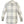 Back view of a FjallRaven grey and white plaid long sleeve button up shirt
