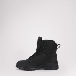 Pajar black lace up ankle boot with lug sole