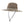 Outdoor Research brown straw fedora hat with a tan band and chin strap