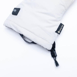 Outdoor Research white mitten cuff with Gore-Tex label and adjustable drawcord
