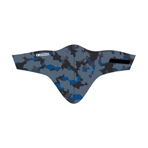 Outdoor Research blue and grey camouflage face mask