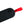 Outdoor Tech black portable speaker with red silicone carry strap