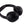 Black over ear wireless headphones with cushioned ear cups