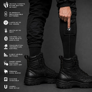 Open Box ActionHeat Pro Series+ Bluetooth Wool Heated Socks