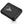 Alphacool black portable power bank with two USB output ports and LED battery indicator