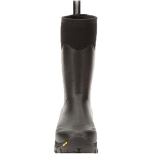 Muck black rubber pull on boot with Vibram sole