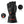 Savior Heat black leather glove with thermal control button and sheepskin texture detail