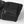 Hestra black leather glove cuff with adjustable velcro strap