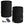 ActionHeat black heated neck gaiter with power bank and charging cable