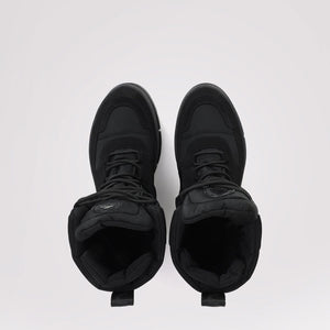 Top view of Pajar black lace up winter boots