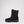 Pajar black quilted winter boot with front zipper and thick platform sole