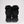 Back view of black Pajar winter boots with faux fur trim