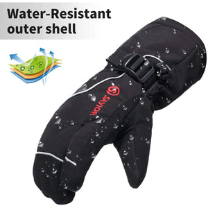 Savior black water resistant glove with water droplets on the surface