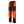 Gerbing black heated motorcycle pants with glowing orange heating elements on thighs and knees