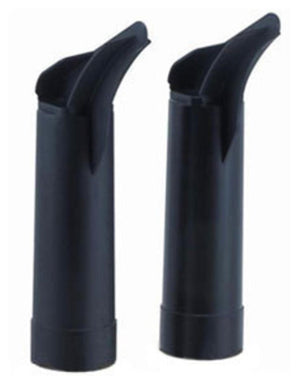 Two black Peet boot dryer extensions