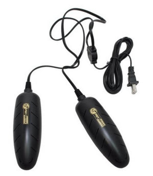 Peet portable shoe dryer with two black heating elements and power cord