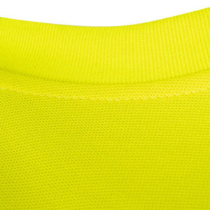 Close up of Pioneer neon yellow fabric collar