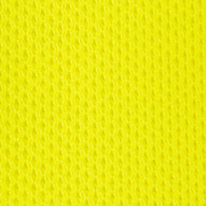 Close up of Pioneer high visibility yellow mesh fabric