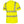 Back view of a high visibility yellow short sleeve work shirt with reflective tape strips