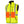 Pioneer high visibility yellow heated safety vest with reflective stripes