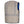 Back view of a beige quilted safety vest with reflective strips