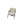 Snow Peak folding camp chair with beige canvas seat and wooden armrests on black metal frame