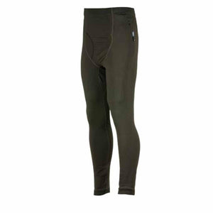 Pnuma Outdoors olive green base layer leggings with side zipper pocket