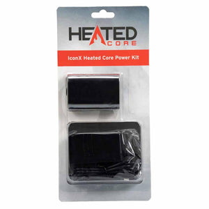 IconX Heated Core power kit including battery and wall charger in retail packaging