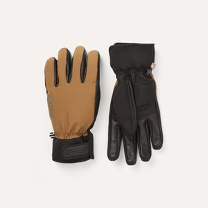 Sealskinz tan and black insulated gloves