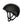 Black POC cycling helmet with carbon fiber texture