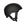 Black POC cycling helmet with carbon fiber texture side view