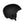 Matte black POC ski helmet side view