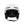 White POC Obex ski helmet rear view showing size adjustment strap and interior padding