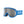 POC POCito Retina Kid's Ski Goggles Partly Sunny Silver Lens - Fluorescent Blue Frame