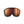 POC ski goggles with black frame and orange reflective lens