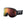 POC ski goggles with black frame and orange reflective Zeiss lens